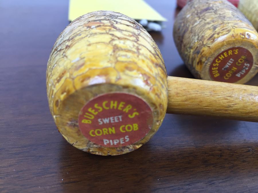Collection Of Corn Cob Pipes And Pipe Accessories Buescher's Meerschaum [Photo 8]