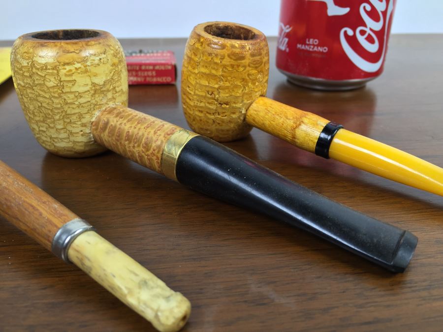 Collection Of Corn Cob Pipes And Pipe Accessories Buescher's Meerschaum [Photo 5]