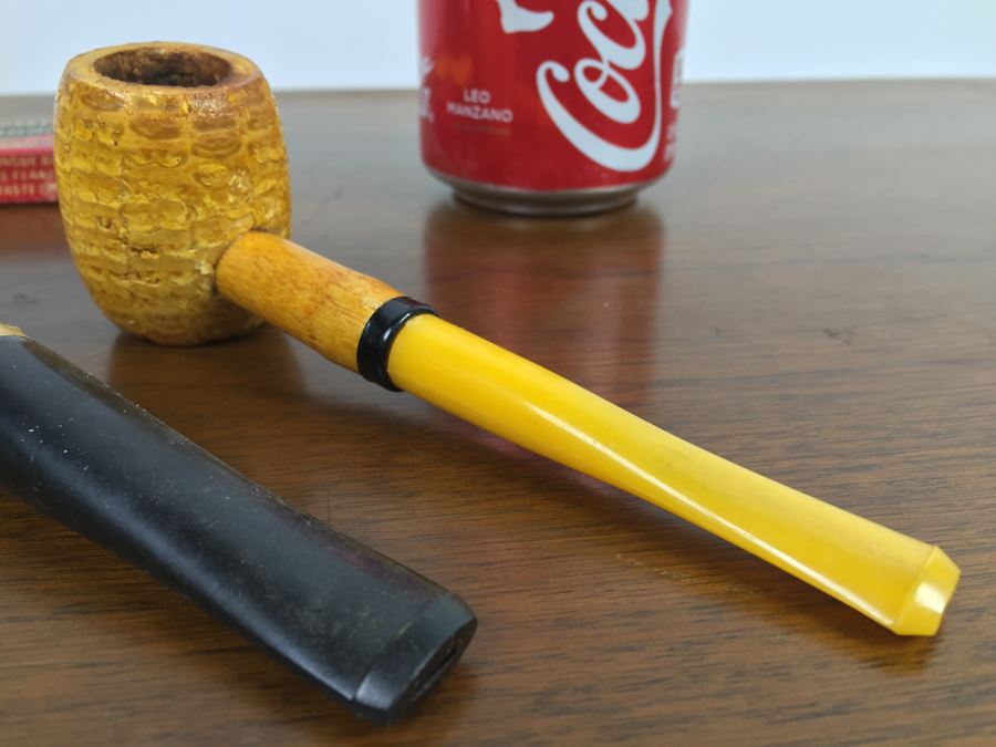 Collection Of Corn Cob Pipes And Pipe Accessories Buescher's Meerschaum [Photo 6]
