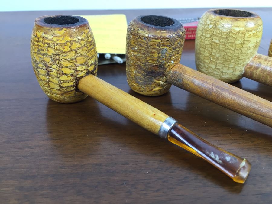 Collection Of Corn Cob Pipes And Pipe Accessories Buescher's Meerschaum [Photo 4]