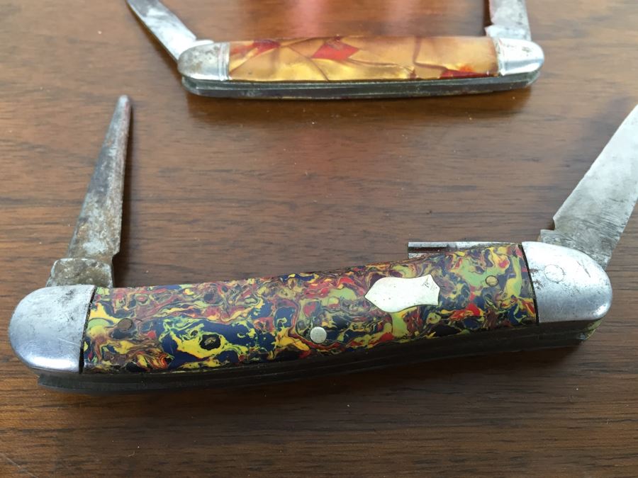 Pair Of Pocket Knives Larger Knife Has Broken Blade [Photo 2]