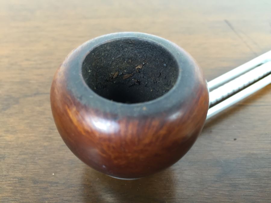 Vintage Falcon Metal And Wood Smoking Pipe [Photo 4]