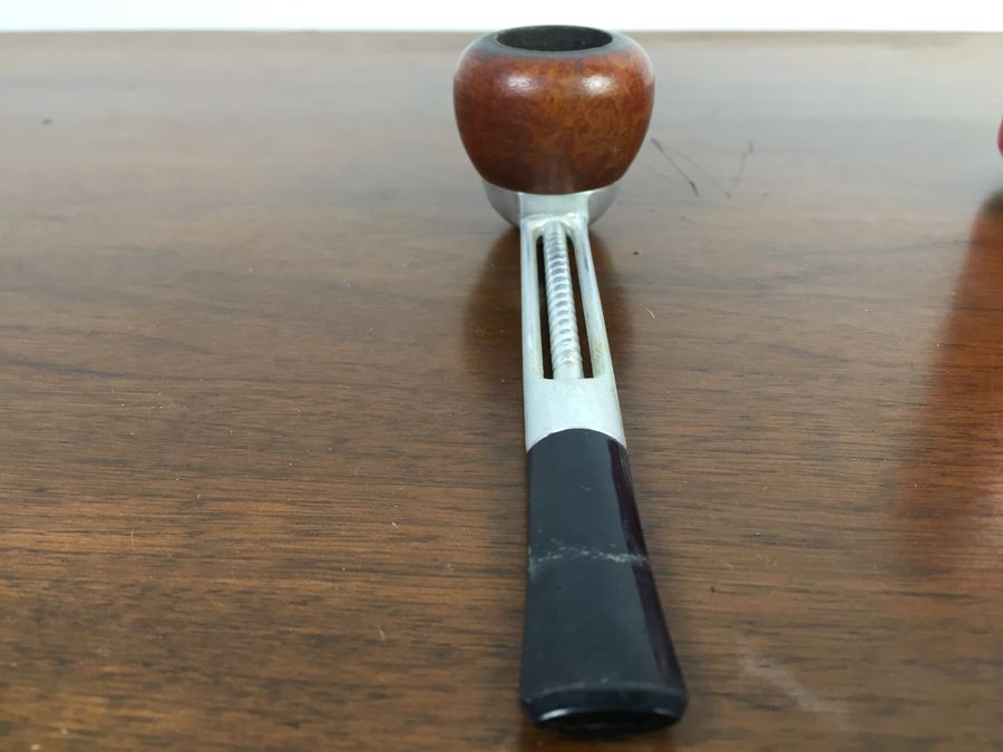 Vintage Falcon Metal And Wood Smoking Pipe [Photo 8]