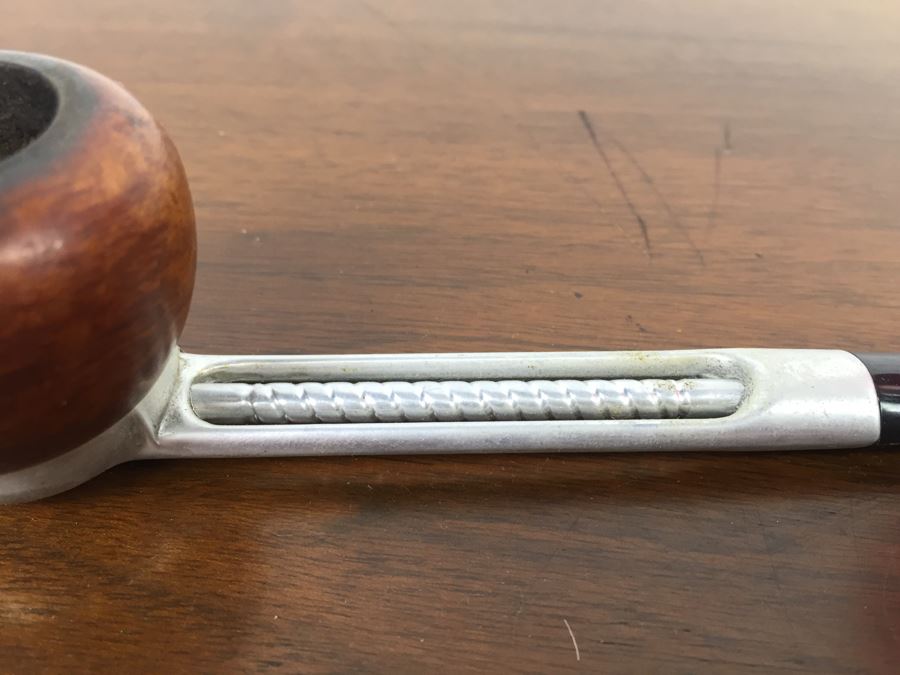 Vintage Falcon Metal And Wood Smoking Pipe [Photo 5]