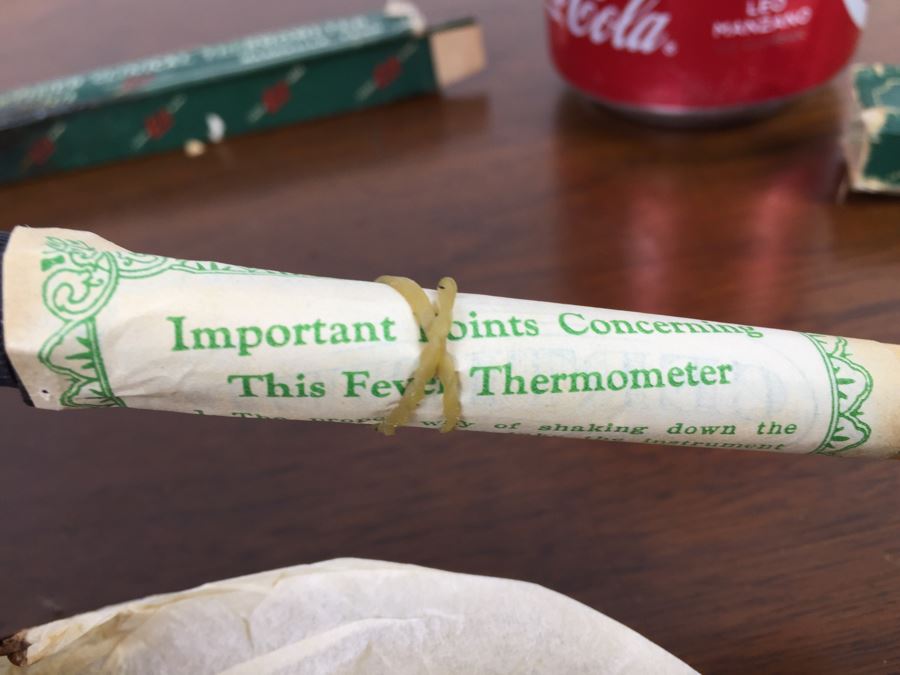 Pair Of Certified Clinical Mercury Thermometers Eisele & Co Makers With Packaging NO SHIPPING [Photo 2]