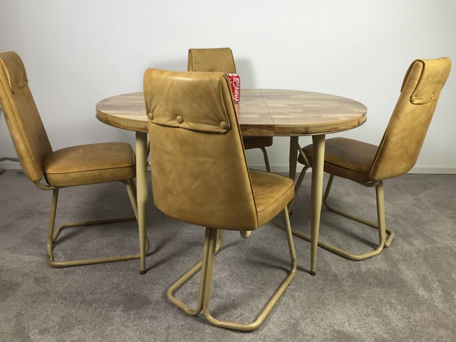Vintage 1960's Kitchen Table And Chairs