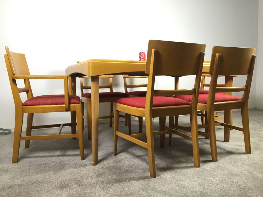 blonde dining room sets