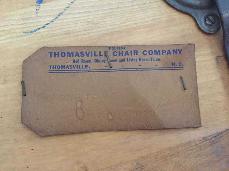 Mid-Century Modern Blonde Dining Table With 6 Chairs By Thomasville Chair Company [Photo 18]