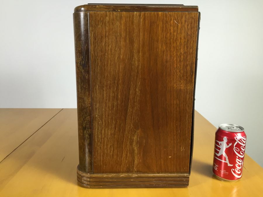 Art Deco Sears Silvertone Tube Radio Needs To Be Rewired [Photo 11]