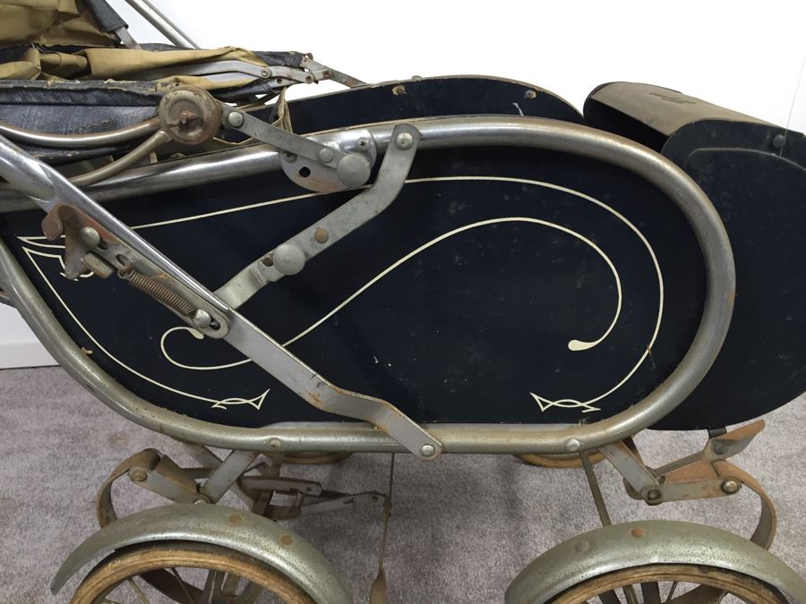 Vintage Thayer Pram Baby Stroller [Photo 5]