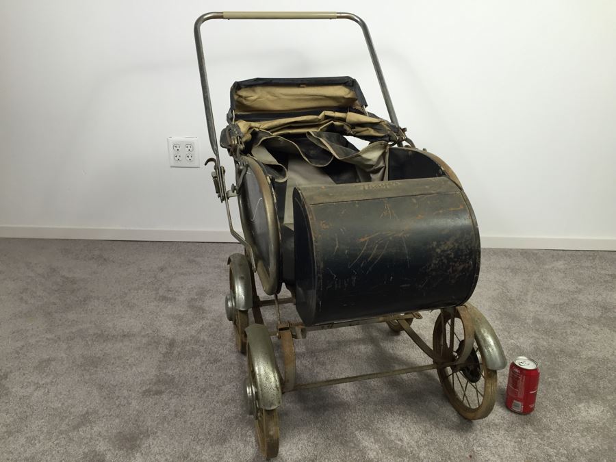 Vintage Thayer Pram Baby Stroller [Photo 6]