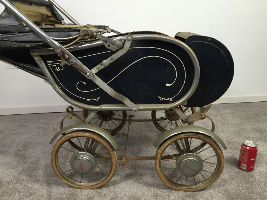 Vintage Thayer Pram Baby Stroller [Photo 4]