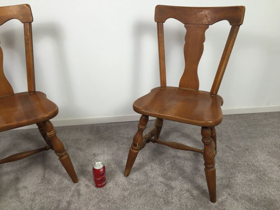 Pair Of Wooden Chairs [Photo 5]