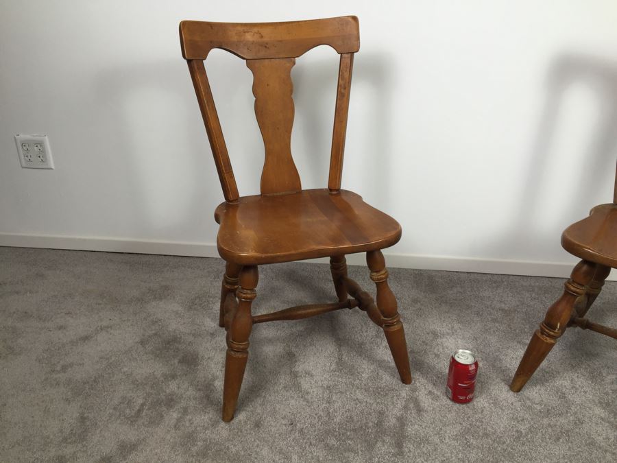 Pair Of Wooden Chairs [Photo 4]