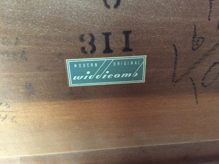 Widdicomb Mid-Century Modern Side Table On Casters [Photo 10]