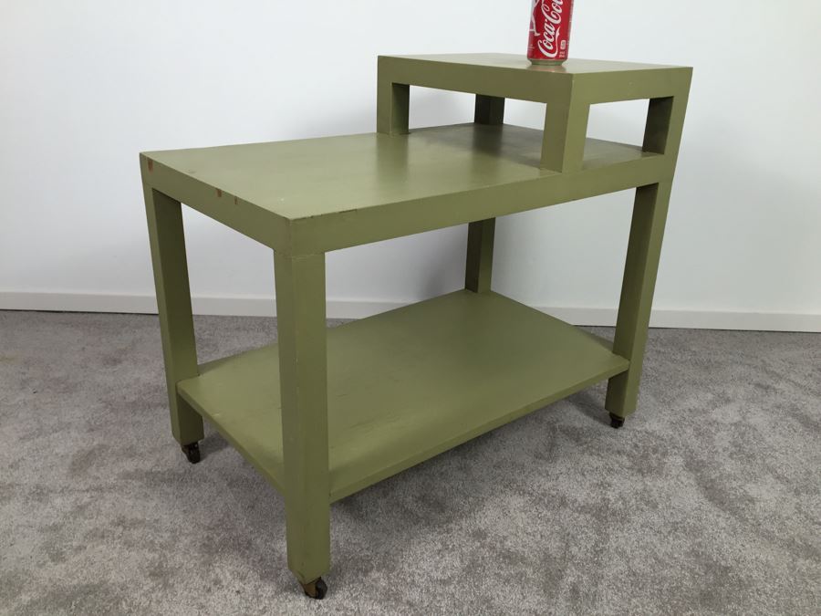 Widdicomb Mid-Century Modern Side Table On Casters [Photo 5]
