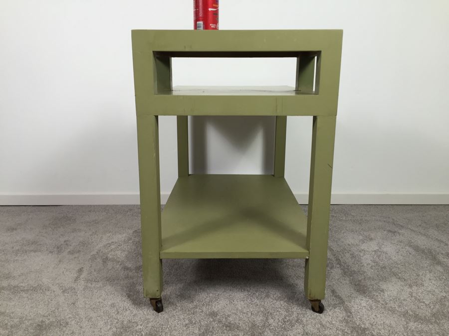 Widdicomb Mid-Century Modern Side Table On Casters [Photo 9]