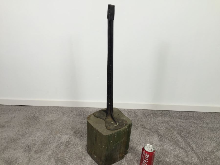 Vintage Cast Iron Cobblers Shoe Anvil Stand Warranted [Photo 5]