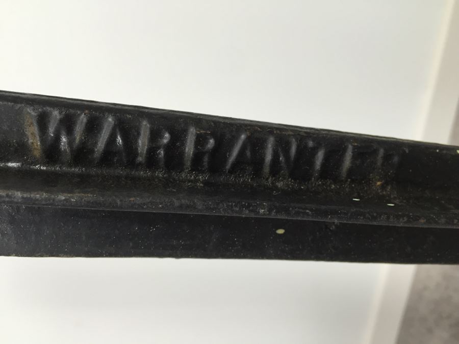 Vintage Cast Iron Cobblers Shoe Anvil Stand Warranted [Photo 3]