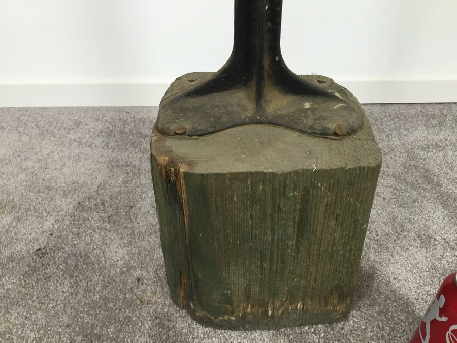Vintage Cast Iron Cobblers Shoe Anvil Stand Warranted [Photo 2]