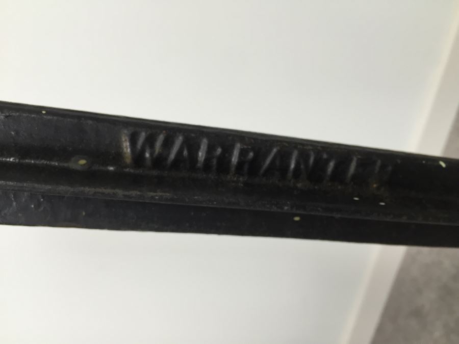 Vintage Cast Iron Cobblers Shoe Anvil Stand Warranted [Photo 4]