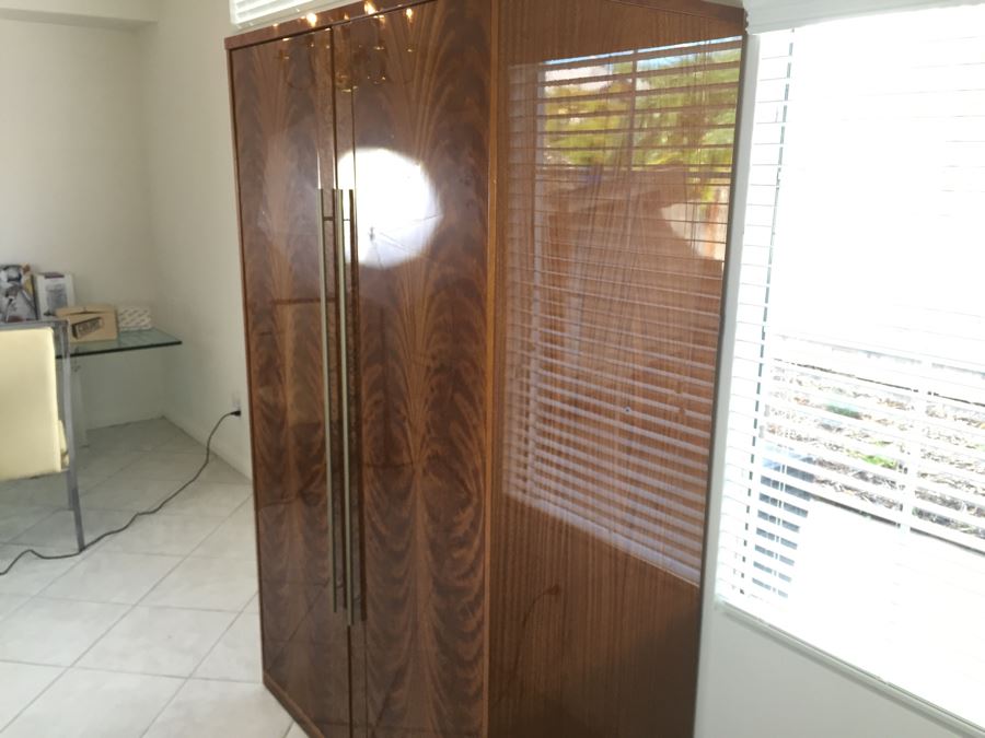 Multi-Purpose Cabinet Armoire With Pocket Doors [Photo 5]