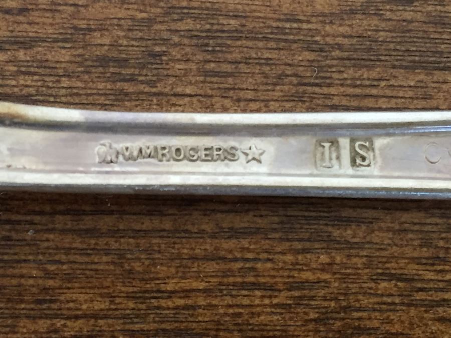 Silverware Box With Drawer - Top Drawer Is WM Rogers International Silver And Bottom Drawer Is Various Silverplate Flatware [Photo 3]