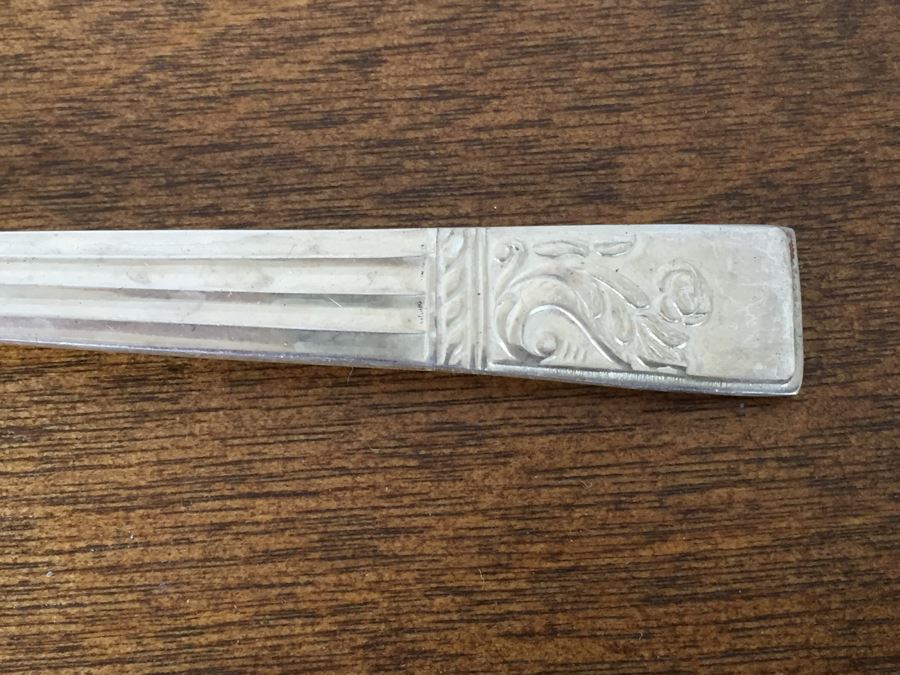 Silverware Box With Drawer - Top Drawer Is WM Rogers International Silver And Bottom Drawer Is Various Silverplate Flatware [Photo 14]