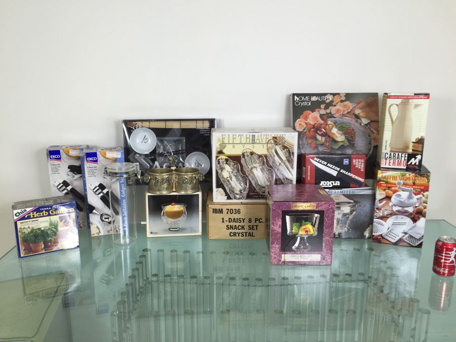 Mostly New Old Stock Tableware, Kitchen, Home Decor Lot
