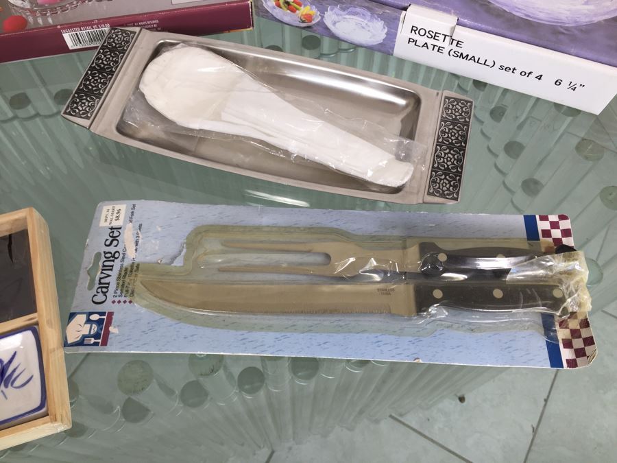 Mostly New Old Stock Tableware, Kitchen, Home Decor Lot [Photo 23]