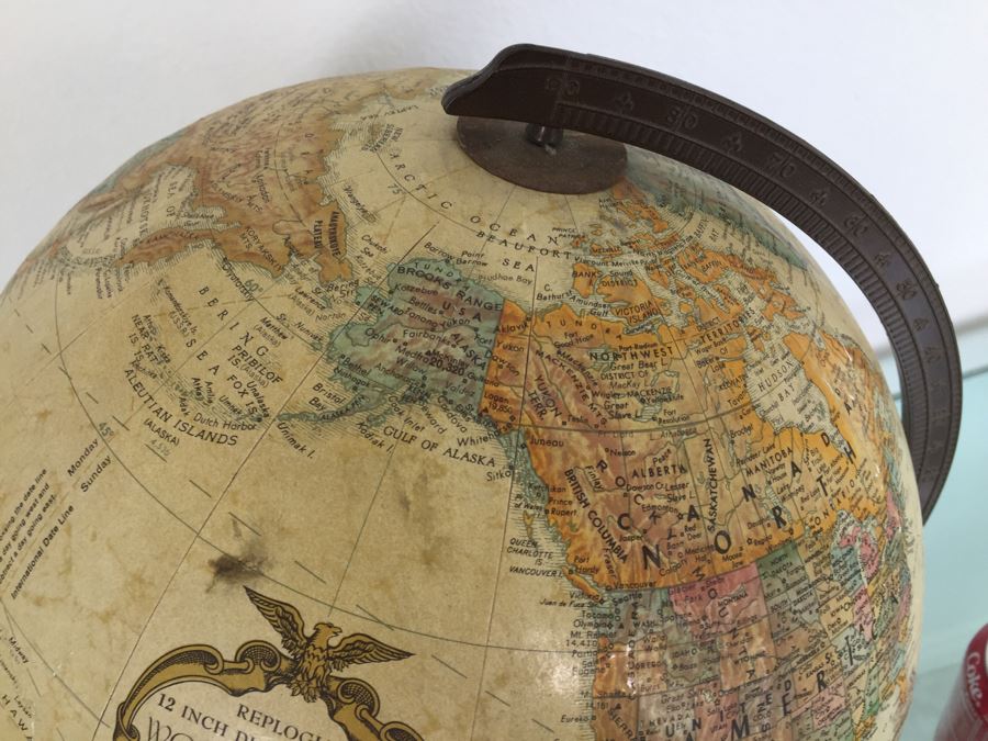 Old Replogle 12 Inch Globe World Classic Series