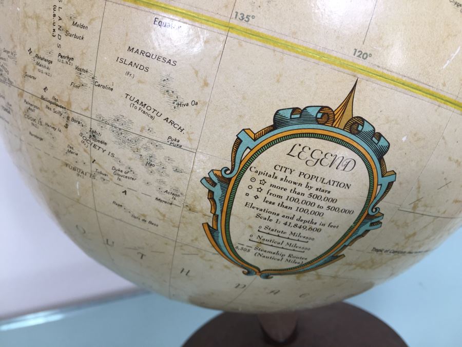 Old Replogle 12 Inch Globe World Classic Series [Photo 4]