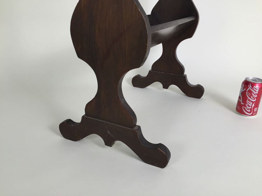 Wooden Table With Lower Book Rack [Photo 6]