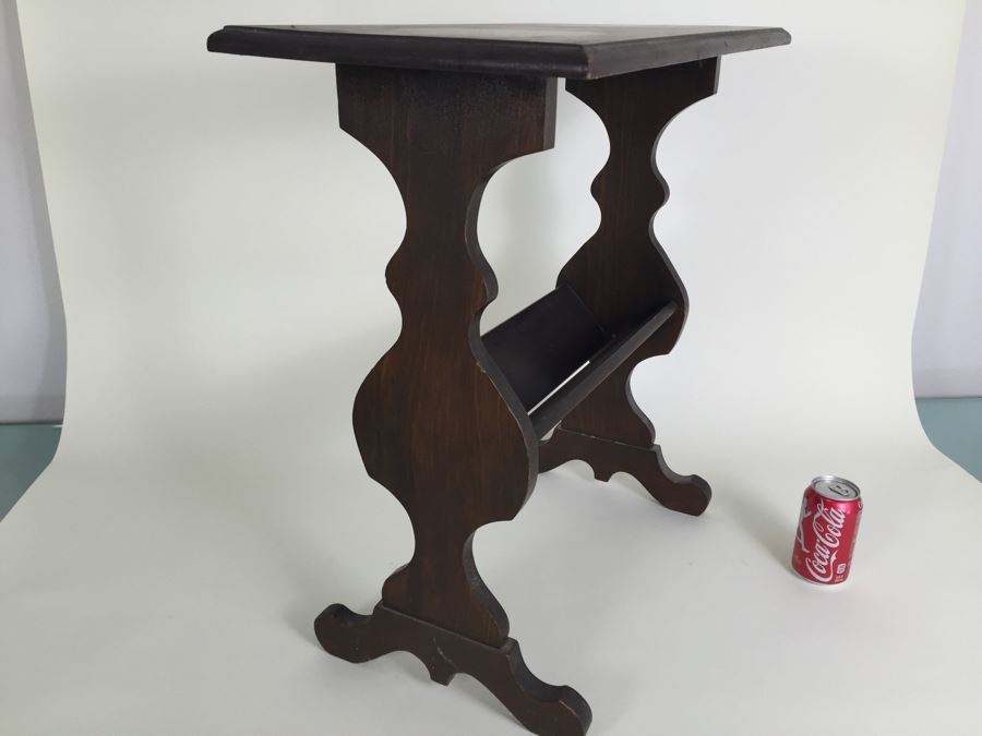 Wooden Table With Lower Book Rack [Photo 8]