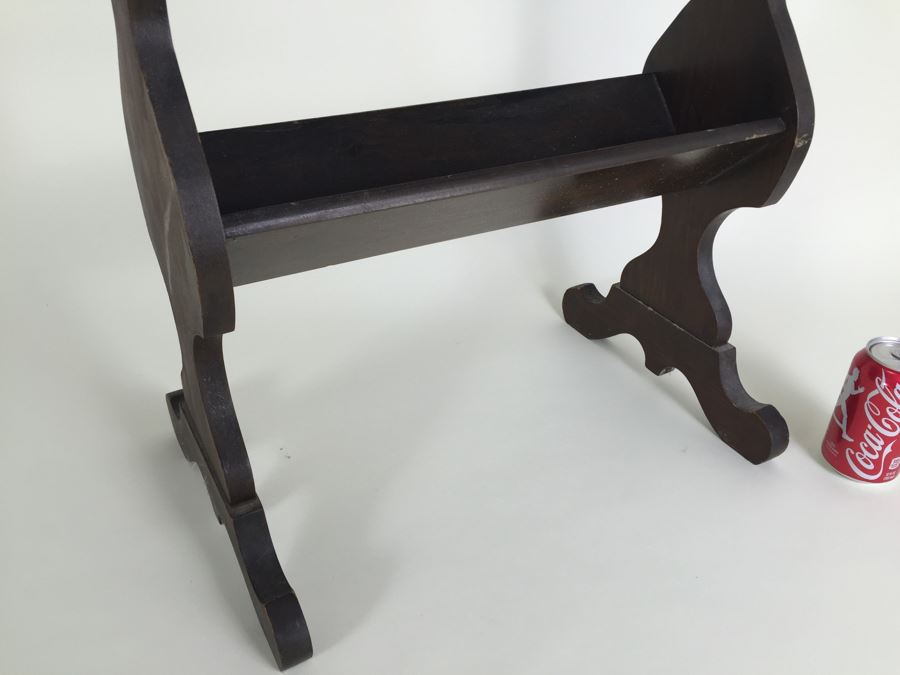 Wooden Table With Lower Book Rack [Photo 5]