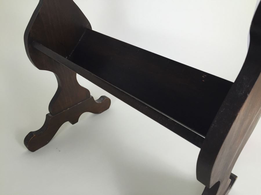 Wooden Table With Lower Book Rack [Photo 7]