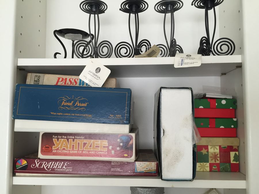 MEGA Home Decor And Crafting Lot With Candles, Stationary, Picture Frames, Candleholders, Gift Wrapping Supplies And More [Photo 19]