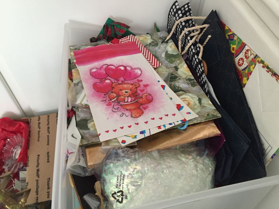 MEGA Home Decor And Crafting Lot With Candles, Stationary, Picture Frames, Candleholders, Gift Wrapping Supplies And More [Photo 45]