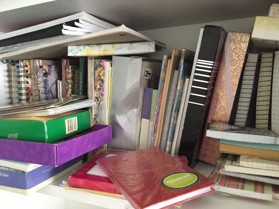 MEGA Home Decor And Crafting Lot With Candles, Stationary, Picture Frames, Candleholders, Gift Wrapping Supplies And More [Photo 30]