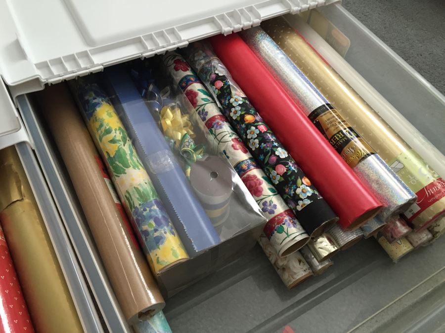 MEGA Home Decor And Crafting Lot With Candles, Stationary, Picture Frames, Candleholders, Gift Wrapping Supplies And More [Photo 48]