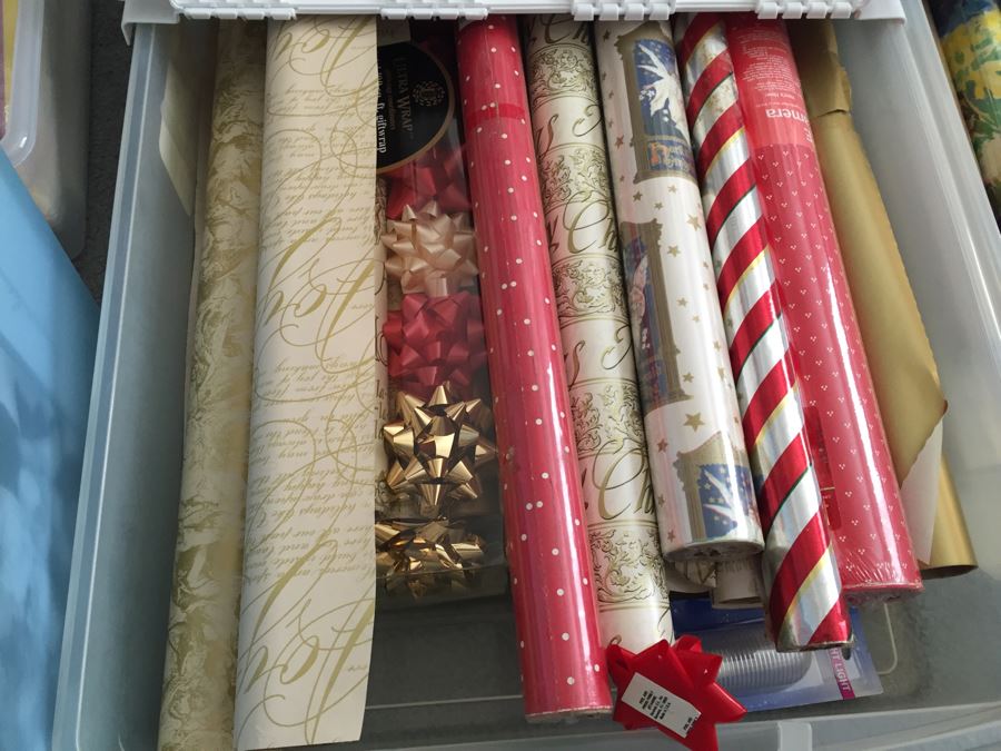 MEGA Home Decor And Crafting Lot With Candles, Stationary, Picture Frames, Candleholders, Gift Wrapping Supplies And More [Photo 47]