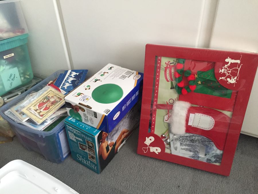 MEGA Home Decor And Crafting Lot With Candles, Stationary, Picture Frames, Candleholders, Gift Wrapping Supplies And More [Photo 4]