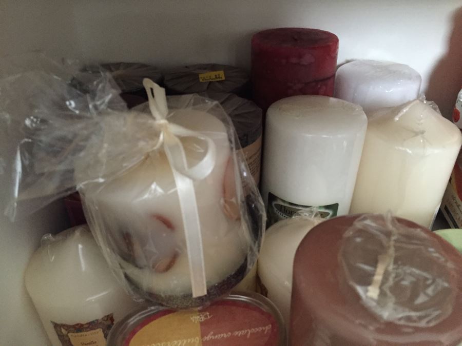 MEGA Home Decor And Crafting Lot With Candles, Stationary, Picture Frames, Candleholders, Gift Wrapping Supplies And More [Photo 56]