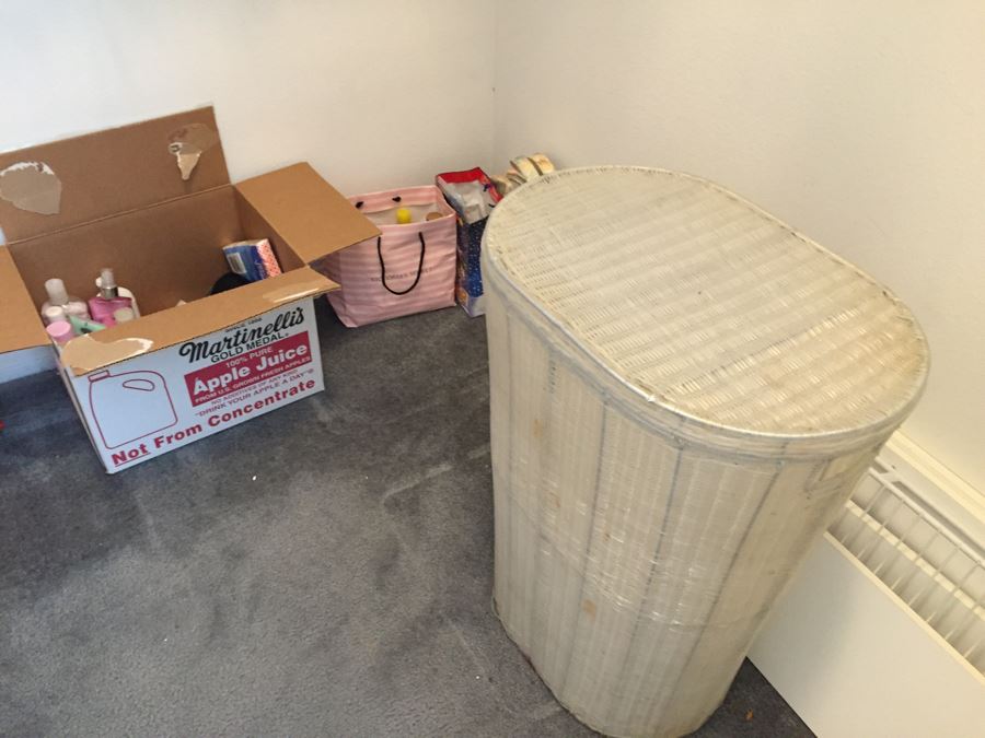 Closet Filled With Spa Related Gift Baskets For Women, New Soaps, Bath Salts, Lotions, Perfume, Hamper And More [Photo 4]