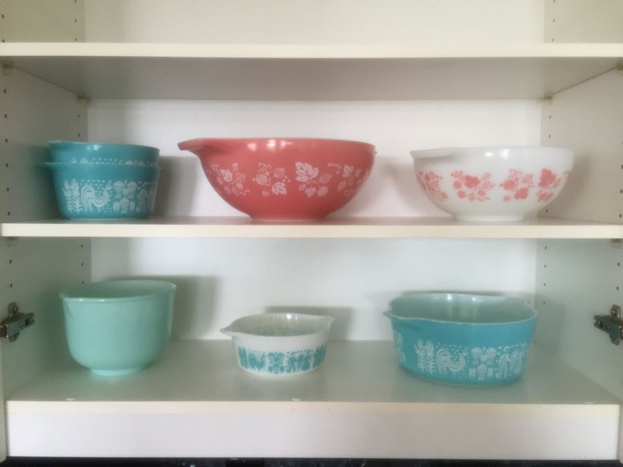 Vintage Pyrex And Glasbake Lot