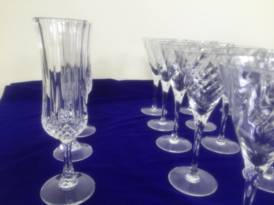 Crystal And Glass Stemware Lot [Photo 2]