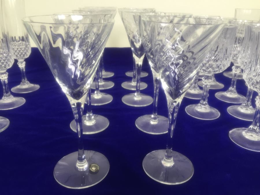 Crystal And Glass Stemware Lot [Photo 4]
