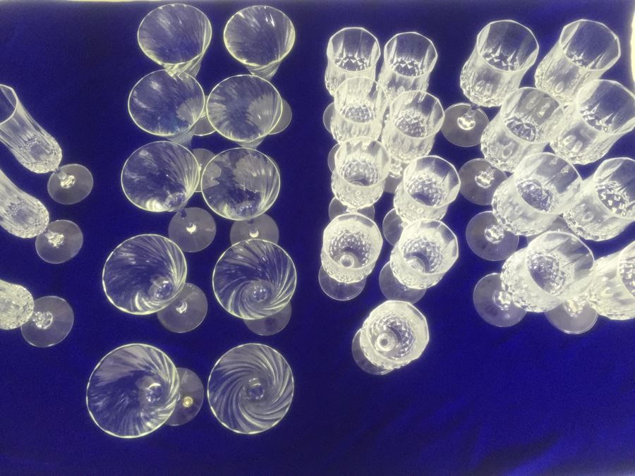 Crystal And Glass Stemware Lot [Photo 8]
