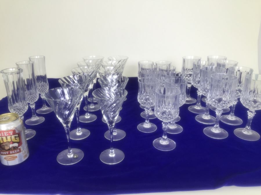 Crystal And Glass Stemware Lot [Photo 1]