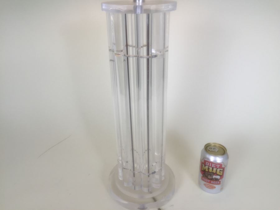 Modernist Lucite Lamp Matches Dining Table [Photo 4]